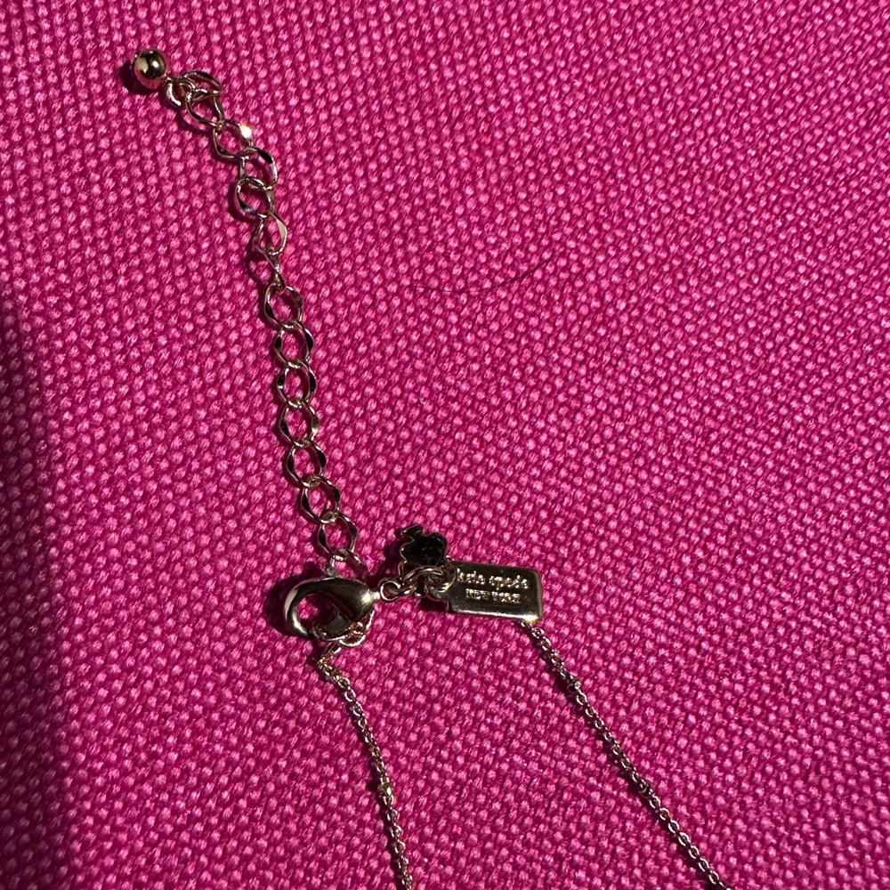 Jewerly Set Earrings Necklace Bracelet Kate Spade New York, Pink Floral - Picture 6 of 10